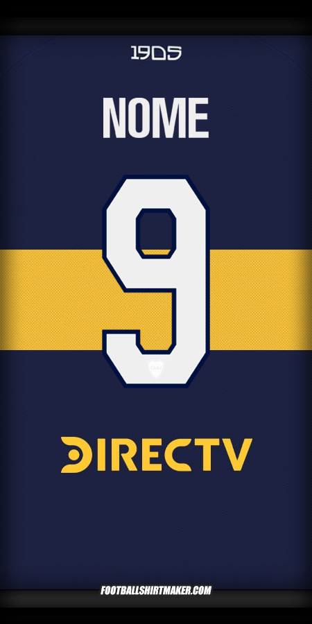 Camisola Boca Juniors 2025/2026 -  nome - 9