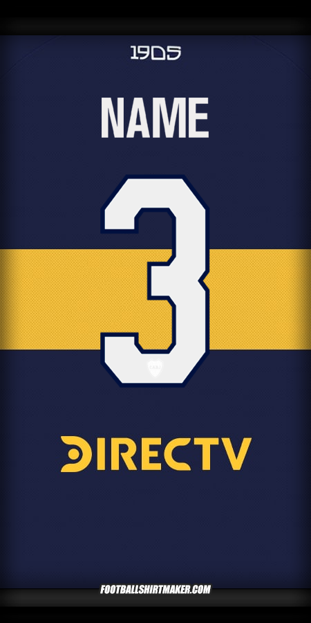 Shirt Boca Juniors 2025/2026 -  name - 3
