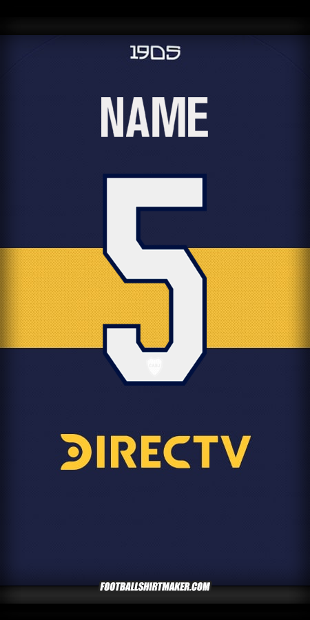 Shirt Boca Juniors 2025/2026 -  name - 5