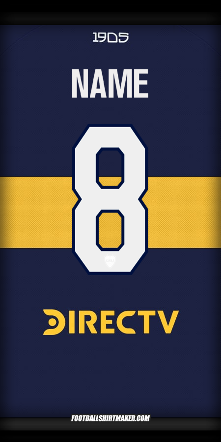 Shirt Boca Juniors 2025/2026 -  name - 8