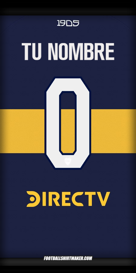 Camiseta Boca Juniors 2025/2026 -  tu nombre - 0