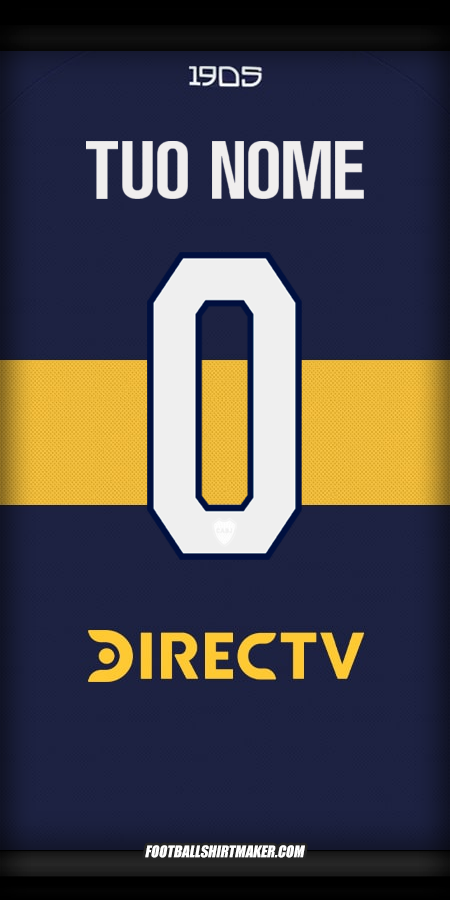 Maglia Boca Juniors 2025/2026 -  tuo nome - 0