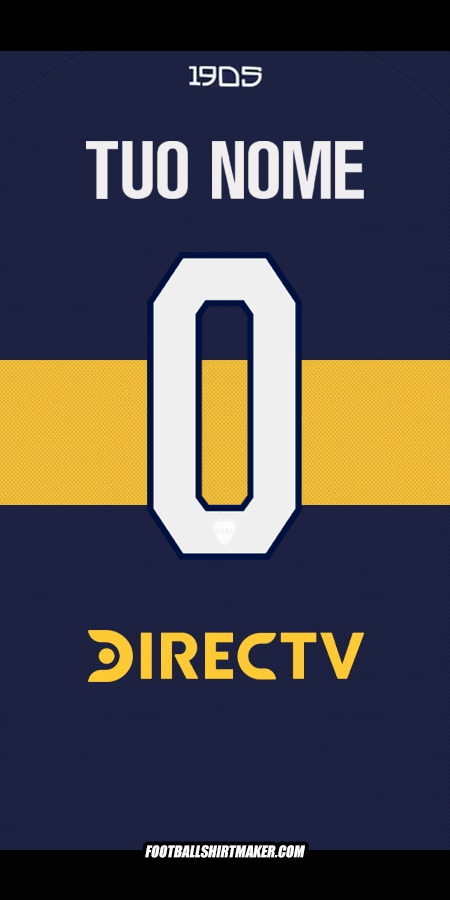 Maglia Boca Juniors 2025/2026 -  tuo nome - 0