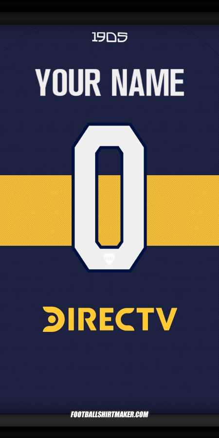 Jersey Boca Juniors 2025/2026 -  your name - 0