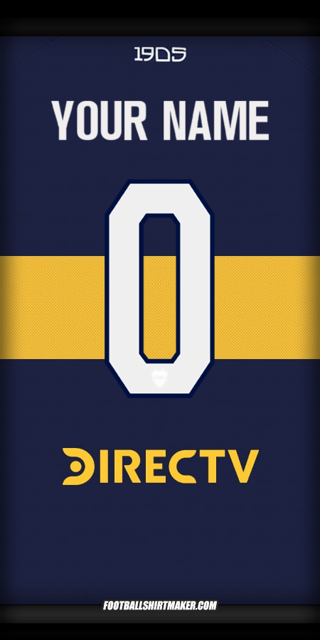 Jersey Boca Juniors 2025/2026 -  your name - 0