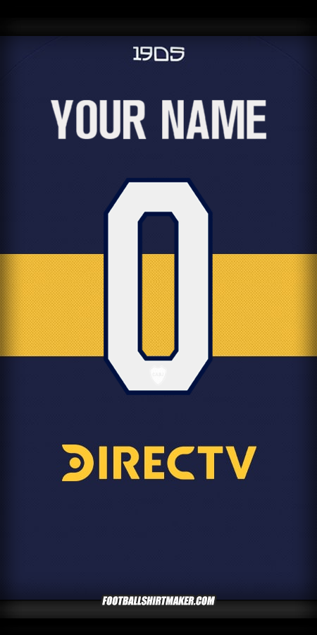 Jersey Boca Juniors 2025/2026 -  your name - 0