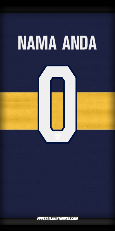 Jersey Boca Juniors Club World Cup 2025 -  nama anda - 0