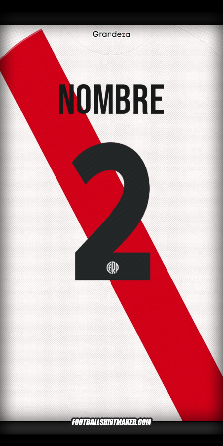 Jersey River Plate Club World Cup 2025 -  nombre - 2
