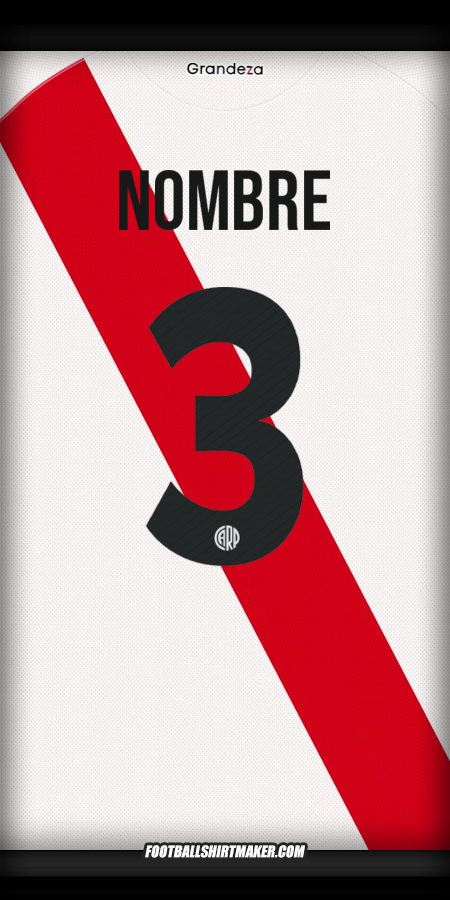 Jersey River Plate Club World Cup 2025 -  nombre - 3