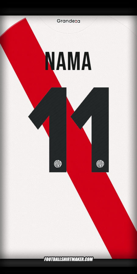 Jersey River Plate Club World Cup 2025 -  nama - 11