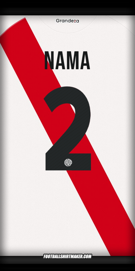 Jersey River Plate Club World Cup 2025 -  nama - 2