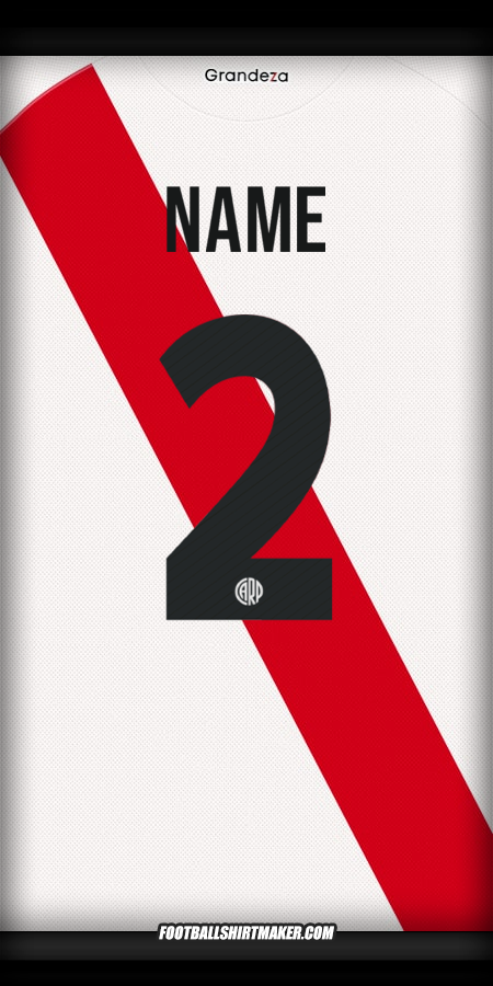 Trikot River Plate Club World Cup 2025 -  name - 2
