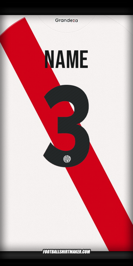 Trikot River Plate Club World Cup 2025 -  name - 3