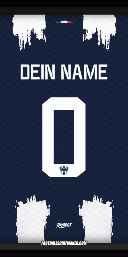 Trikot Monterrey Club World Cup 2025 -  dein name - 0