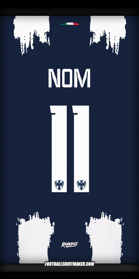 Maillot Monterrey Club World Cup 2025 -  nom - 11