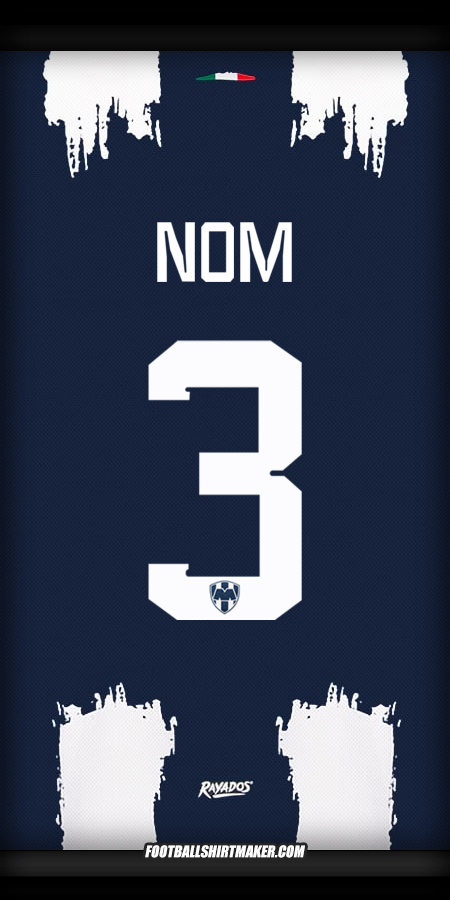 Maillot Monterrey Club World Cup 2025 -  nom - 3