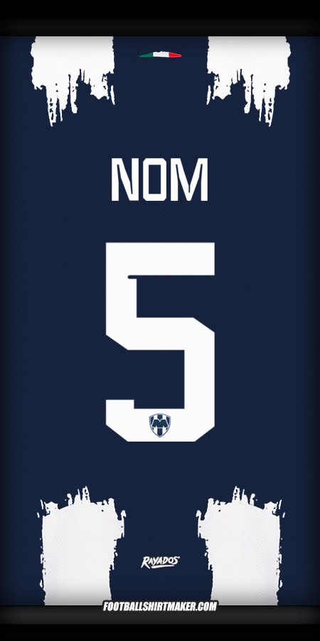 Maillot Monterrey Club World Cup 2025 -  nom - 5
