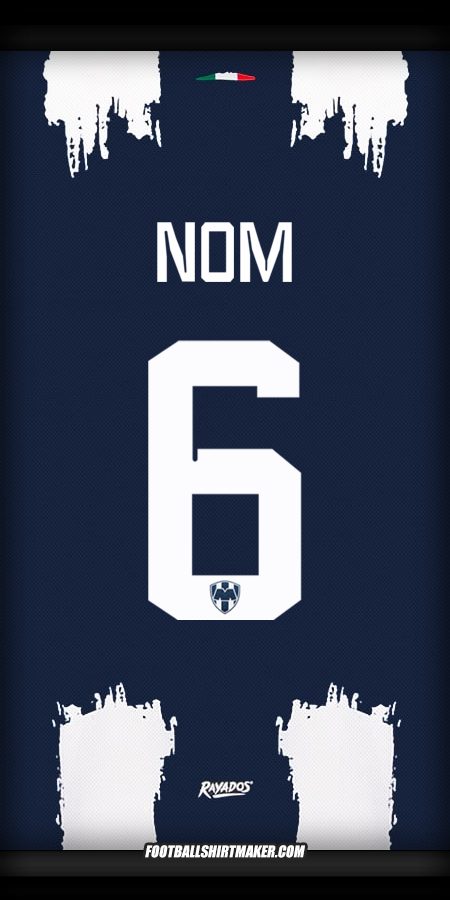 Maillot Monterrey Club World Cup 2025 -  nom - 6