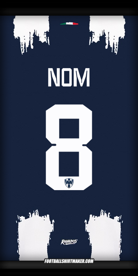 Maillot Monterrey Club World Cup 2025 -  nom - 8