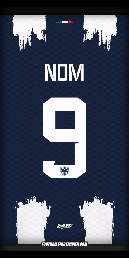 Maillot Monterrey Club World Cup 2025 -  nom - 9