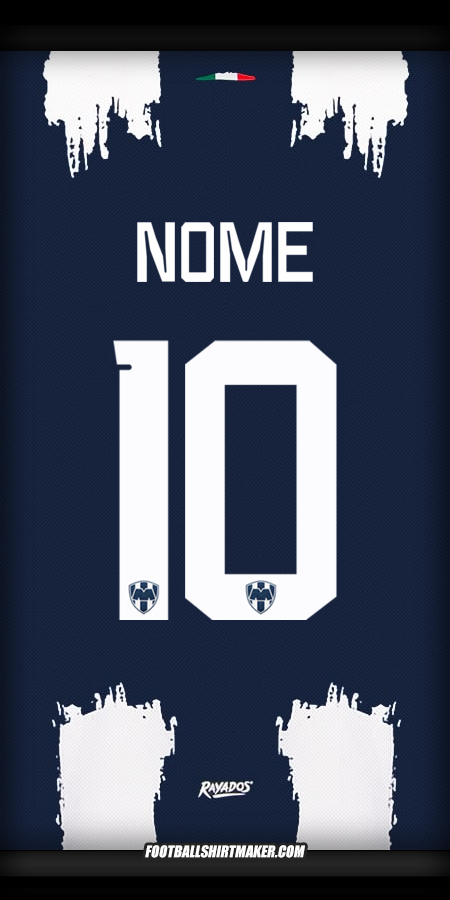 Camisola Monterrey Club World Cup 2025 -  nome - 10