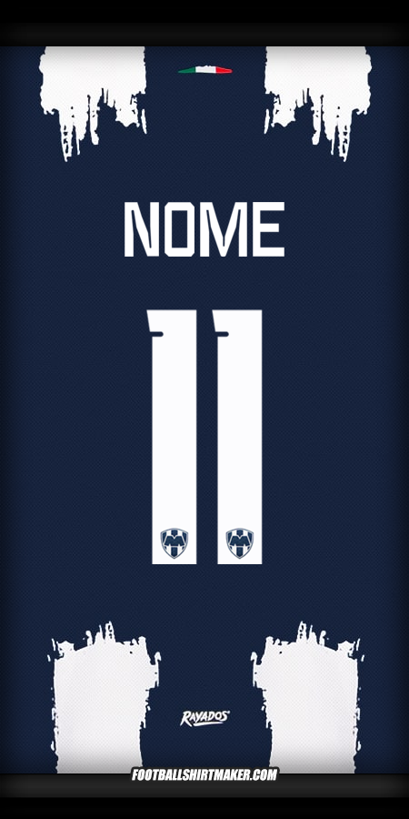 Camisola Monterrey Club World Cup 2025 -  nome - 11
