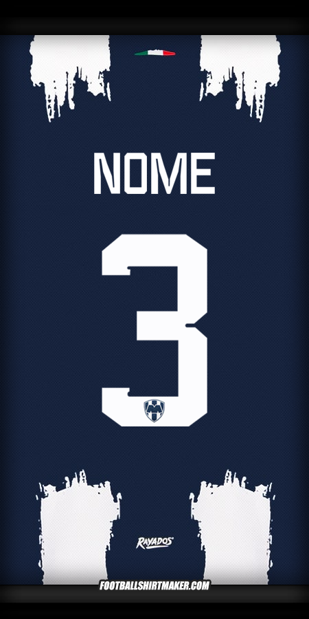 Camisa Monterrey Club World Cup 2025 -  nome - 3