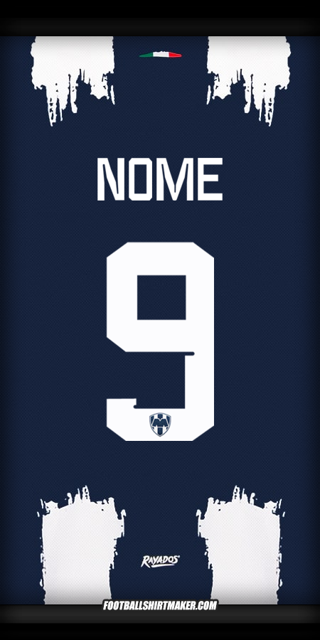 Camisa Monterrey Club World Cup 2025 -  nome - 9