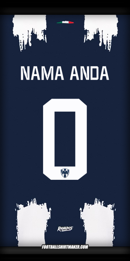 Jersey Monterrey Club World Cup 2025 -  nama anda - 0