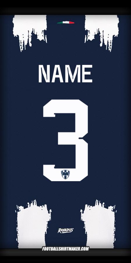 Trikot Monterrey Club World Cup 2025 -  name - 3