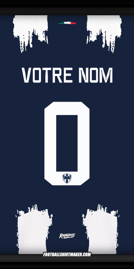 Maillot Monterrey Club World Cup 2025 -  votre nom - 0