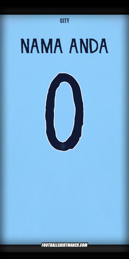 Jersey Manchester City Club World Cup 2025 -  nama anda - 0