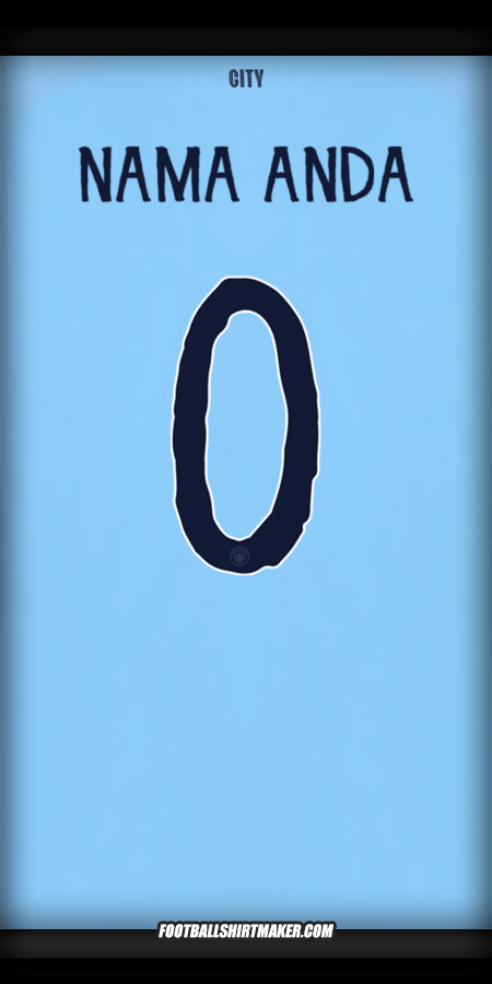 Jersey Manchester City Club World Cup 2025 -  nama anda - 0