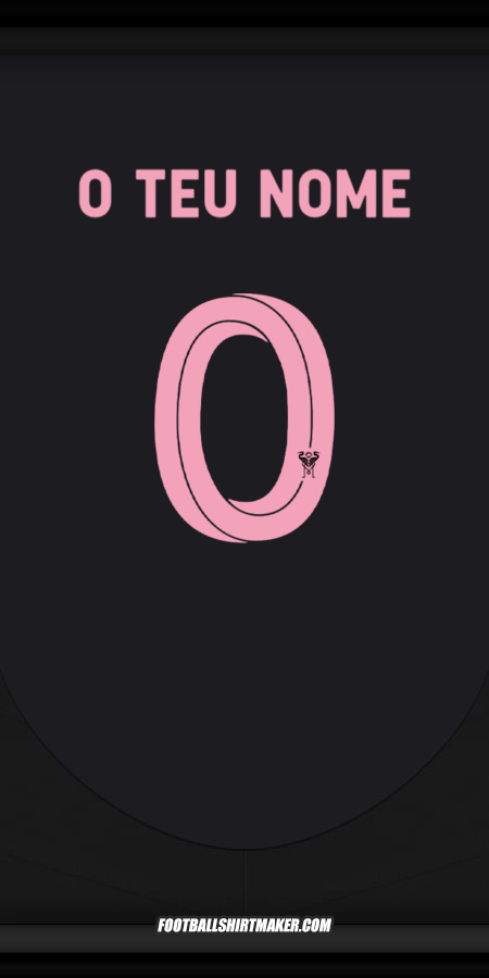 Camisola Inter Miami Club World Cup 2025 II -  o teu nome - 0