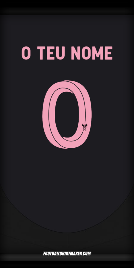 Camisola Inter Miami Club World Cup 2025 Alternativa -  o teu nome - 0