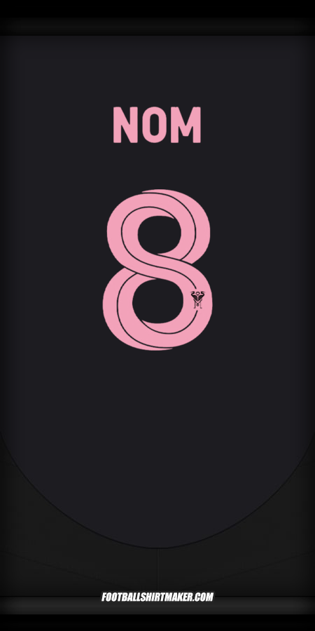 Maillot Inter Miami Club World Cup 2025 Extérieur -  nom - 8