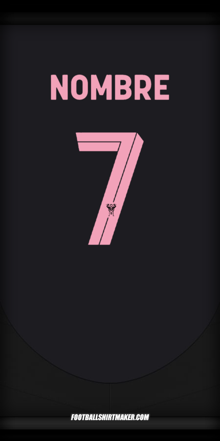 Camiseta Inter Miami Club World Cup 2025 Visita -  nombre - 7
