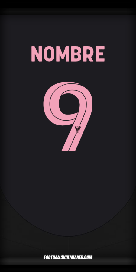 Jersey Inter Miami Club World Cup 2025 Visita -  nombre - 9