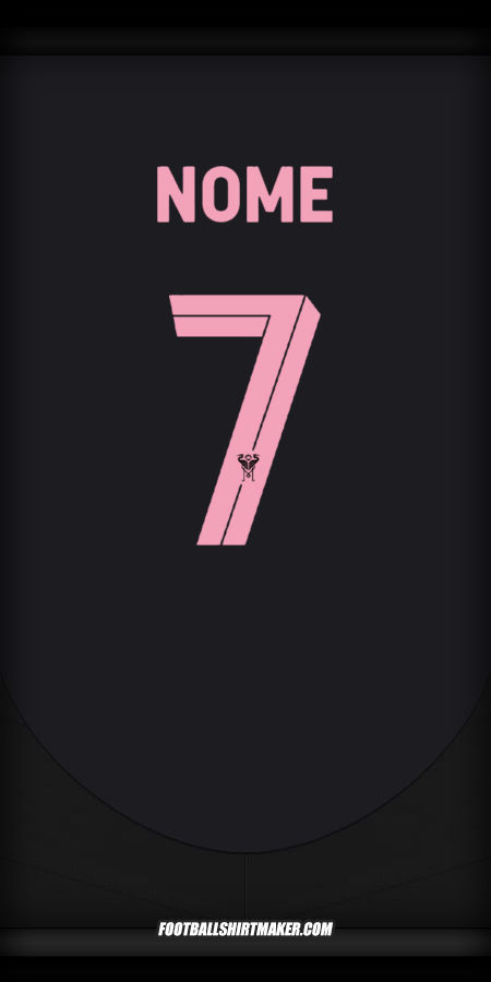Maglia Inter Miami Club World Cup 2025 Seconda -  nome - 7