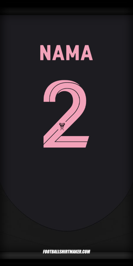 Jersey Inter Miami Club World Cup 2025 Alternatif -  nama - 2