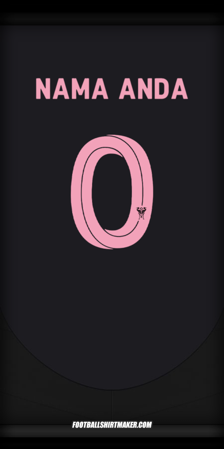 Jersey Inter Miami Club World Cup 2025 Alternatif -  nama anda - 0
