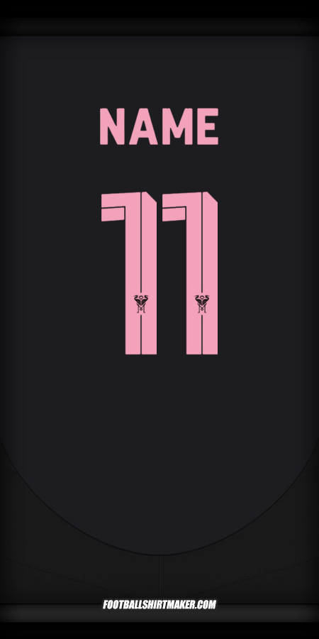 Trikot Inter Miami Club World Cup 2025 Auswärts -  name - 11