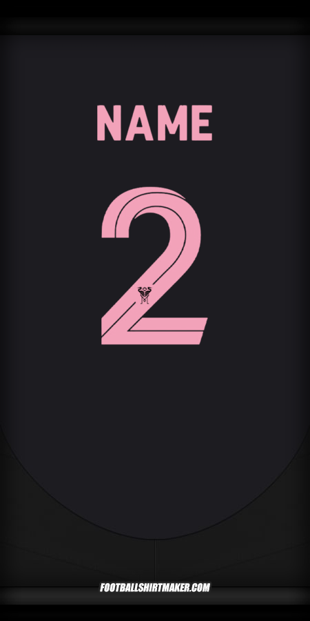 Trikot Inter Miami Club World Cup 2025 Auswärts -  name - 2