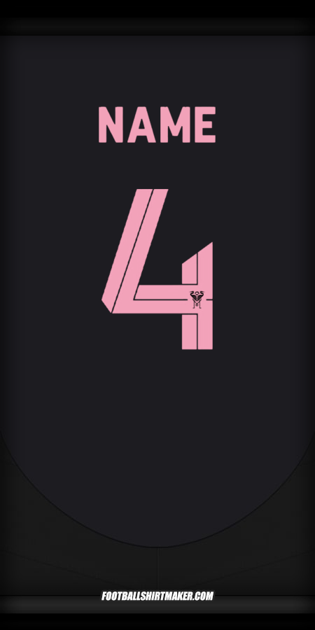 Trikot Inter Miami Club World Cup 2025 Auswärts -  name - 4