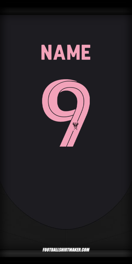 Trikot Inter Miami Club World Cup 2025 Auswärts -  name - 9