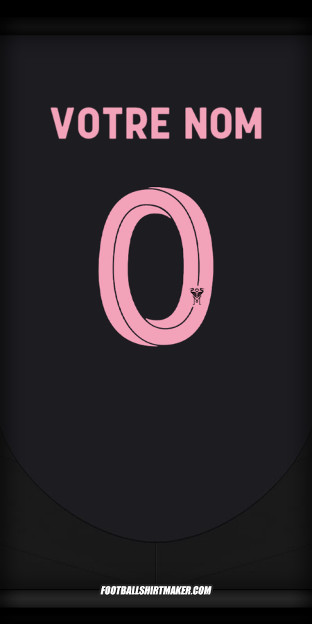 Maillot Inter Miami Club World Cup 2025 Extérieur -  votre nom - 0