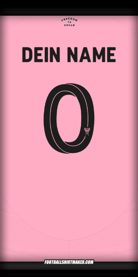 Trikot Inter Miami Club World Cup 2025 -  dein name - 0