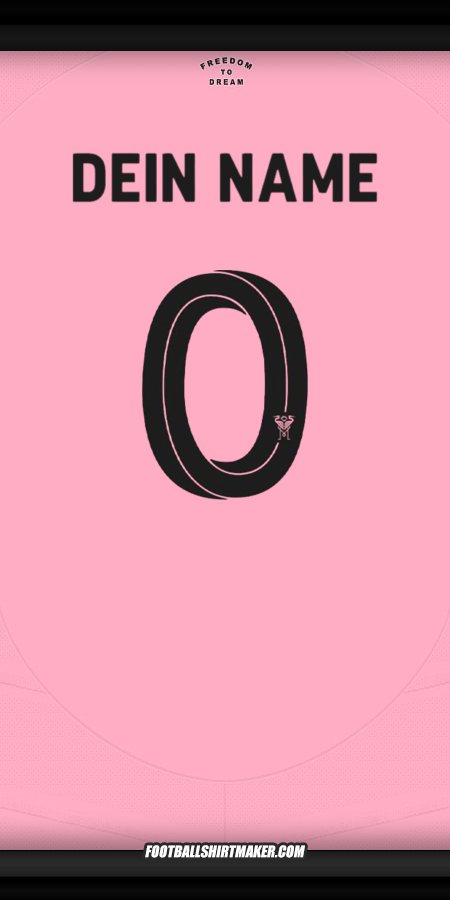 Trikot Inter Miami Club World Cup 2025 -  dein name - 0