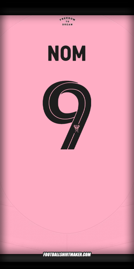 Maillot Inter Miami Club World Cup 2025 -  nom - 9