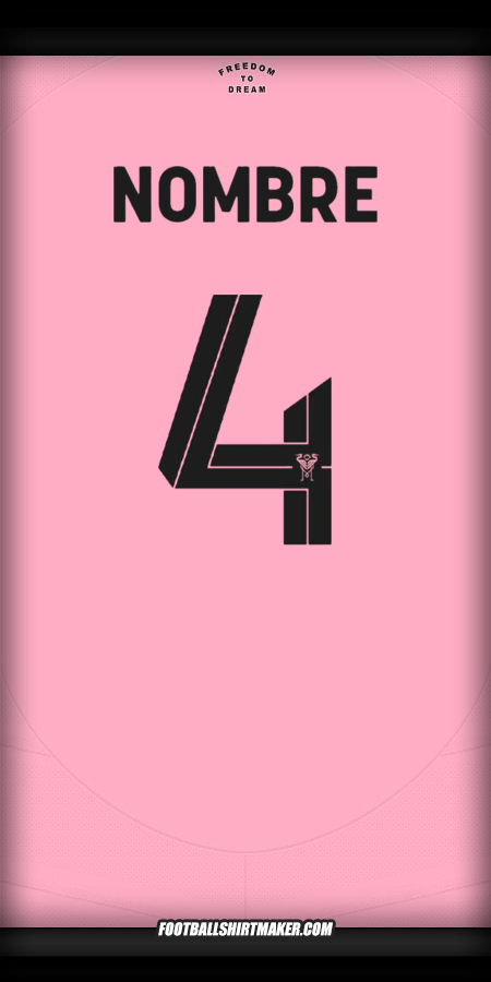 Jersey Inter Miami Club World Cup 2025 -  nombre - 4